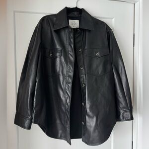 Aritzia Gana Leather Jacket